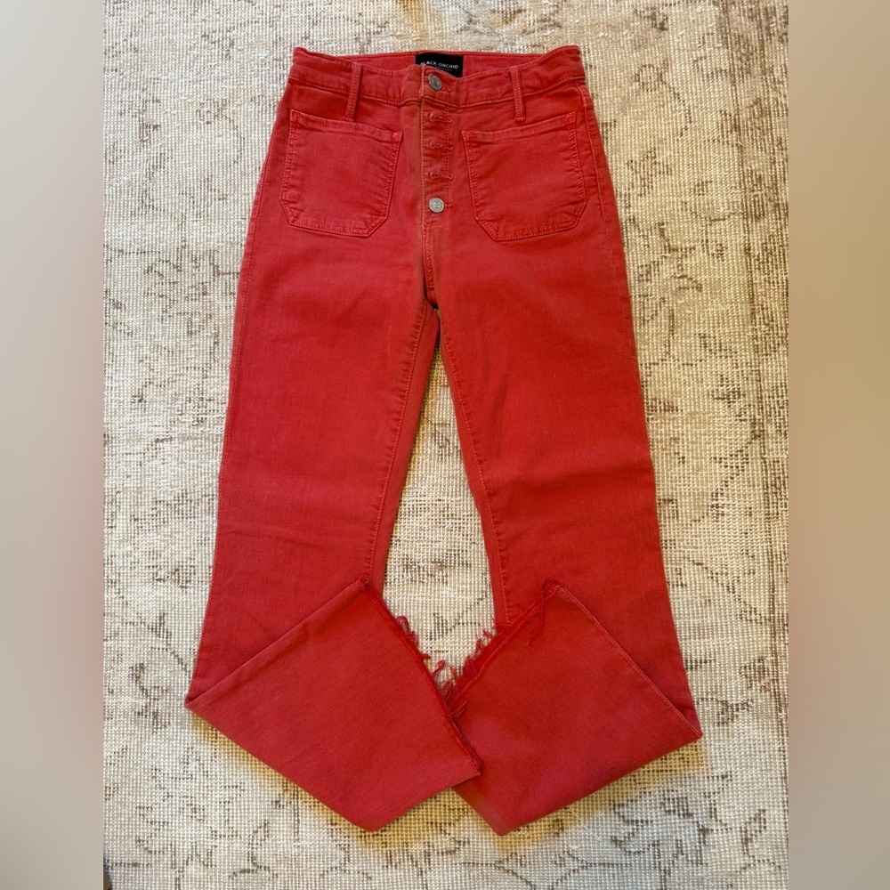 Black Orchid Jeans. Burnt Orange. Size 26